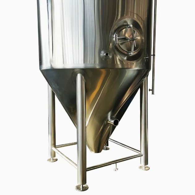 Stainless Steel Jacketed Conical Fermentation Tank (100L-2000L)