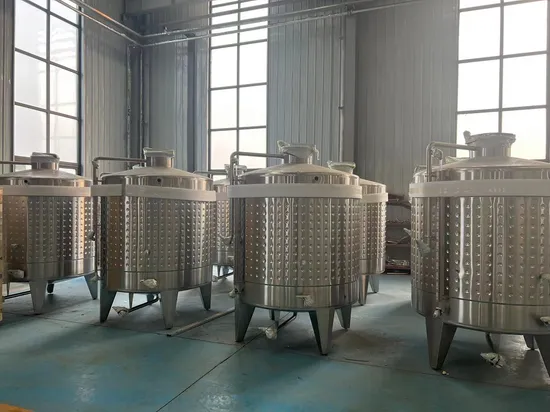 3000L SUS304 Red Wine Conical Fermentation Tank