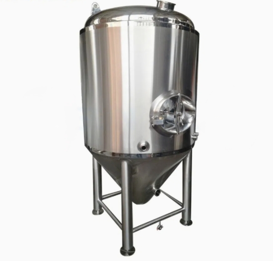 Stainless Steel Jacketed Conical Fermentation Tank (100L-2000L)