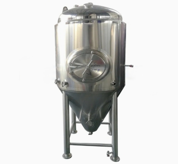 Stainless Steel Jacketed Conical Fermentation Tank (100L-2000L)
